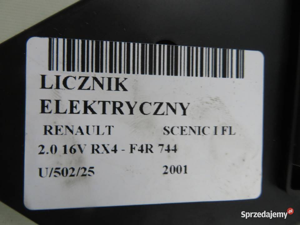 LICZNIK RENAULT SCENIC 20 16V 744 P7700428718A