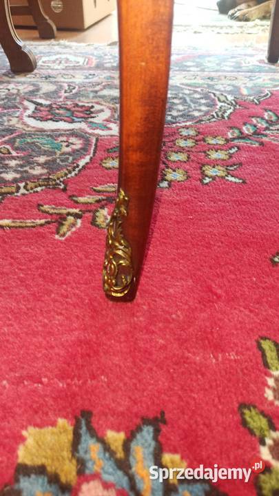 Sekretarzyk Intarsje Okucia Politura Zaokrąglone Gdańsk