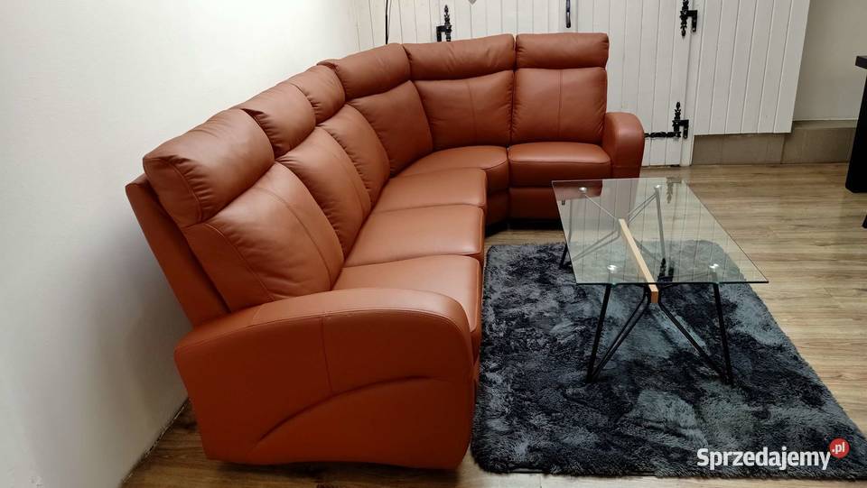 Narożnik 296x184 SKÓRA NATURALNA 100 gruba Żory