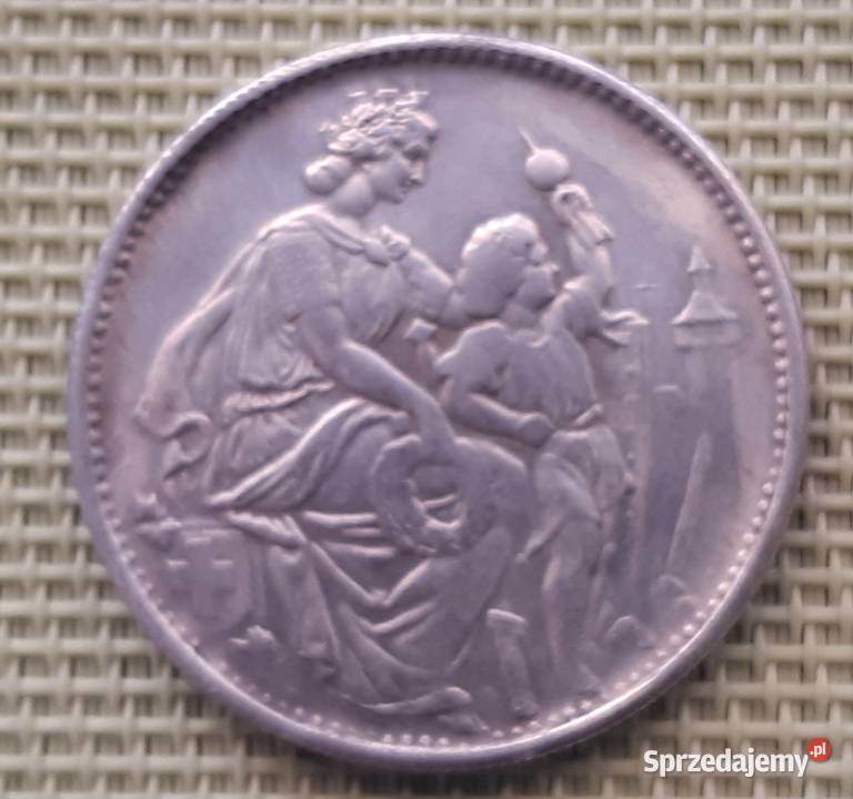 MonetaNumizmatKopia 5 FRANKÓW 1865 SZWAJCARIA 19 mazowieckie Pruszków sprzedam