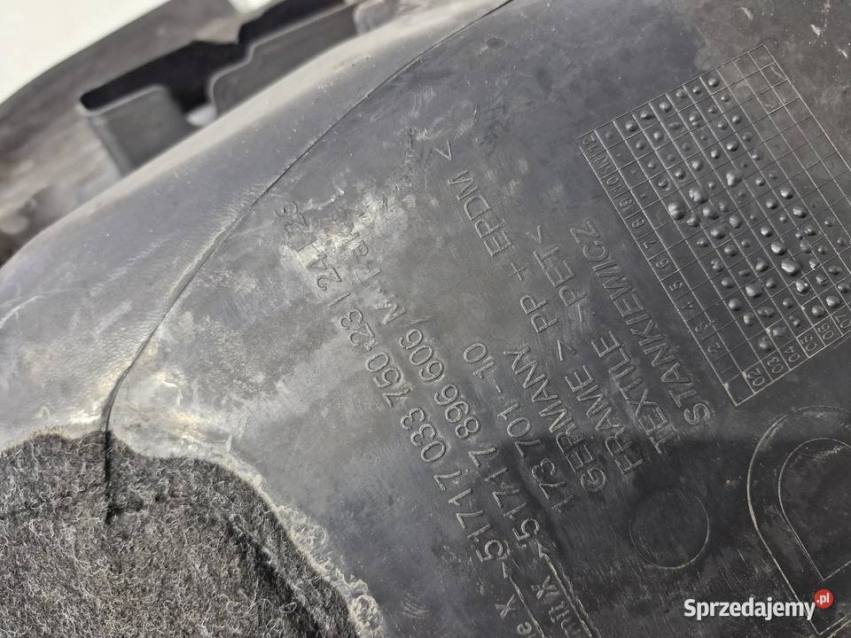 7033750 BMW E60 E61 NADKOLE PRZEDNIE PRAWE osobowe