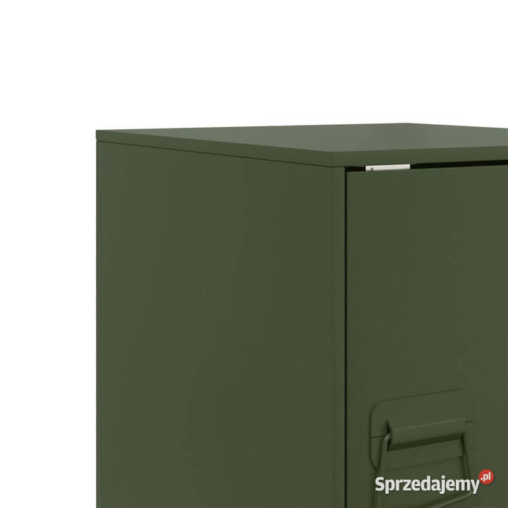 Szafka nocna oliwkowa zieleń 345x39x44 stal mazowieckie Warszawa