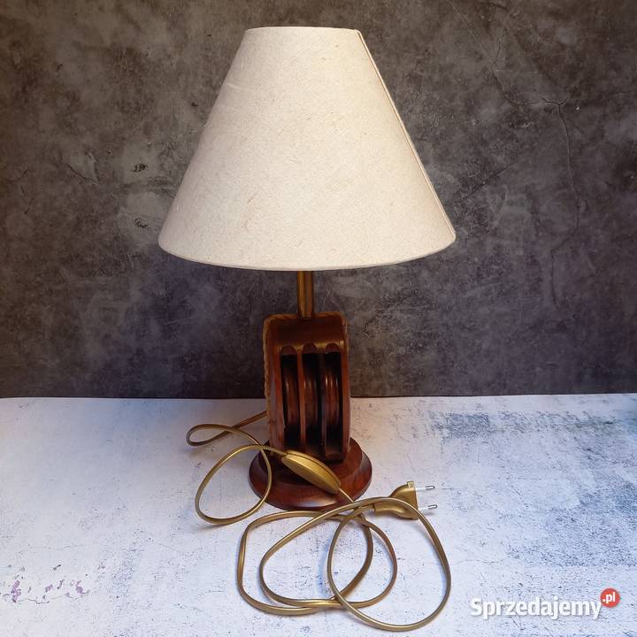 Marynistyczna lampa stołowa lampka bloczek