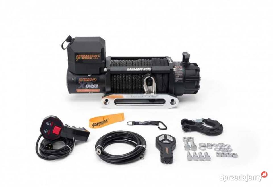 Wyciągarka K12000XP 12V z liną syntetyczną i
