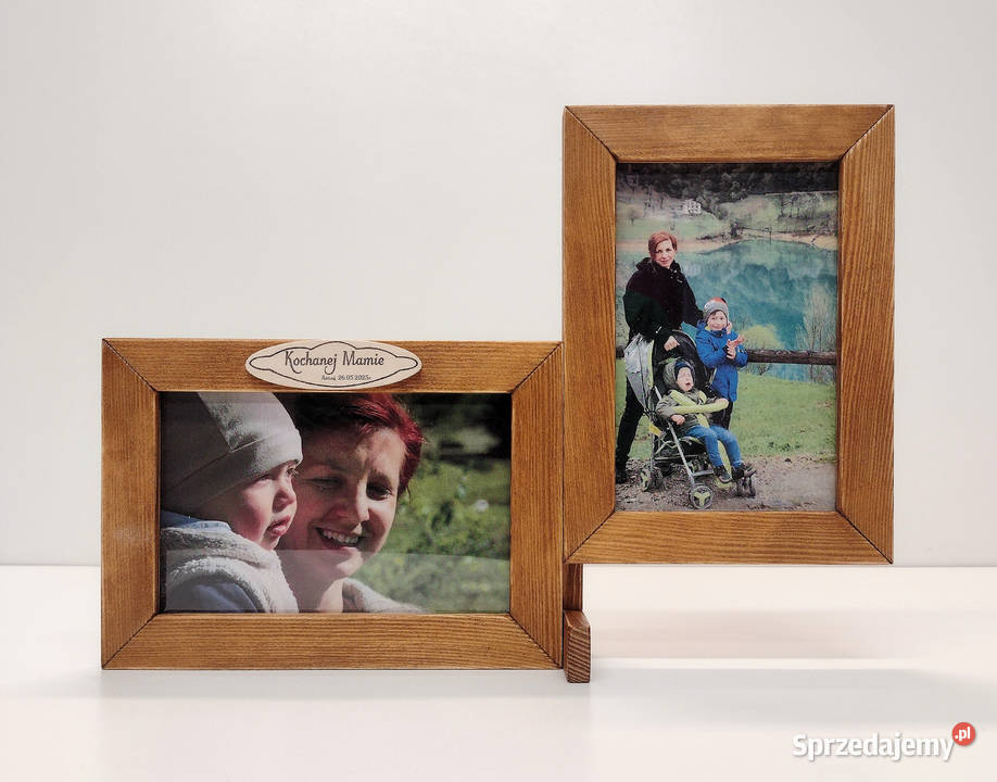 DZIEŃ MATKI Ramka Na Zdjęcia 10x15 DREWNO Napis