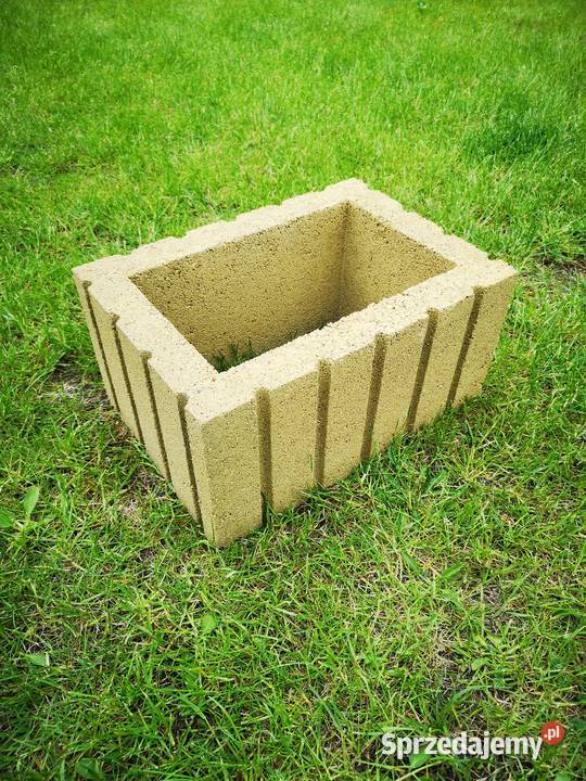 Gazony ogrodowe 40x28x20h donice betonowe mazowieckie Warszawa