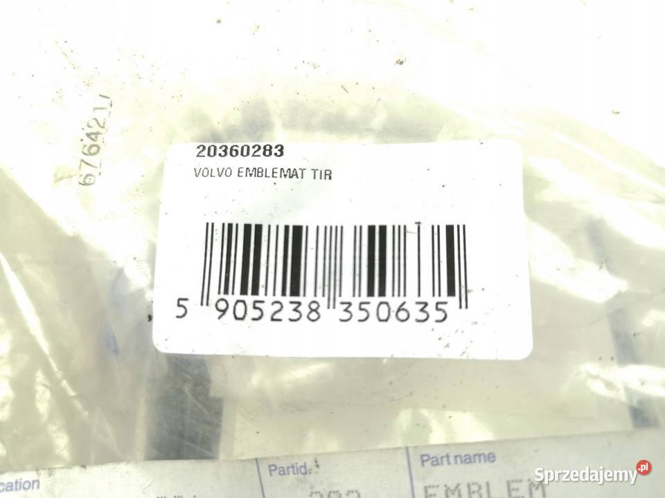 EMBLEMAT VOLVO FH16 470 NOWY ORYGINAŁ 20360283