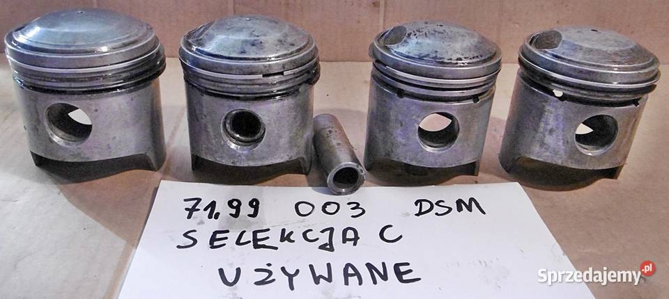 Tłoki silnika Fiat 125 p 1300 osobowe Ostrów Wielkopolski sprzedam
