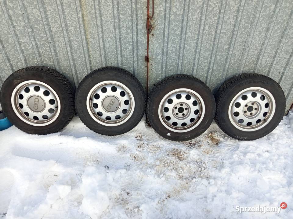 Alufelgi 5x100 z Oponami Zimowymi 19565R15 Audi Ostróda