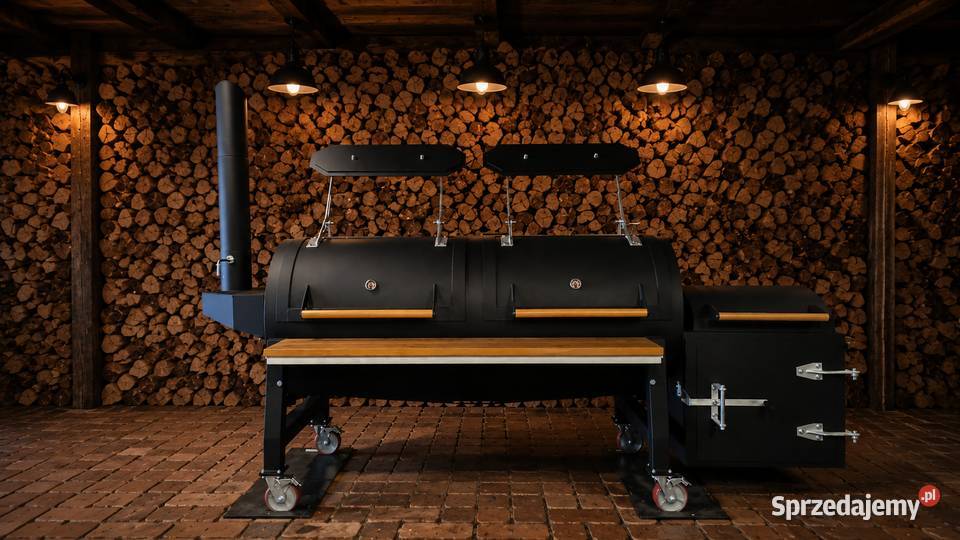 Smoker American bbq Wędzarnia kolos blacha 4mm
