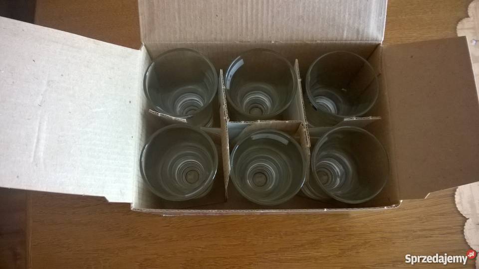 Nowe kieliszki 50 ml Ceramika i szkło Olkusz