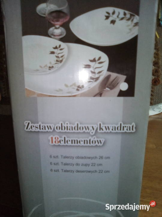 Nowy serwis obiadowy 6 osób mazowieckie Warszawa