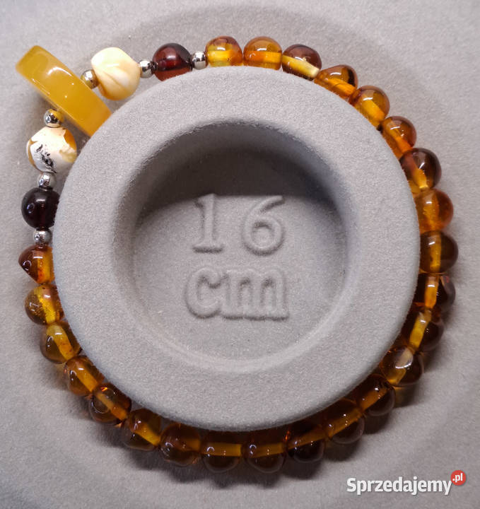 Bransoletka z bursztynu BURSZTYN bałtycki mix Warszawa