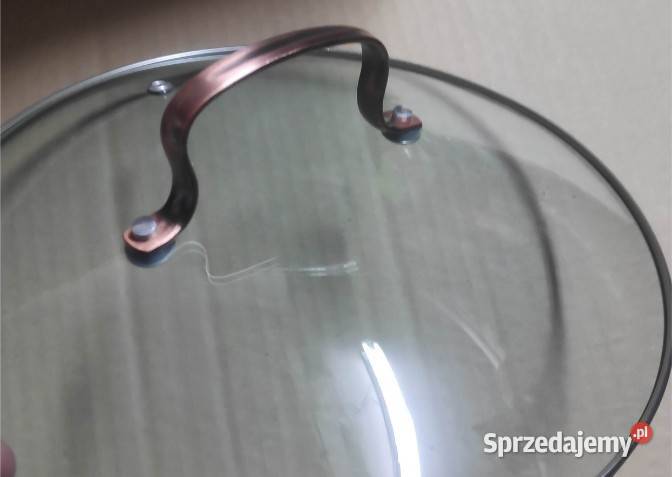 Garnki Saubach zestaw miedziane uchwyty 12 el Łódź sprzedam