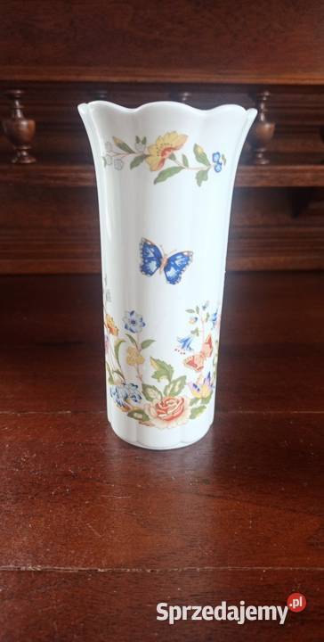 Wazonik Motylki łąka kwiatki trawkiwiosna Porcelana i szkło Gdańsk sprzedam