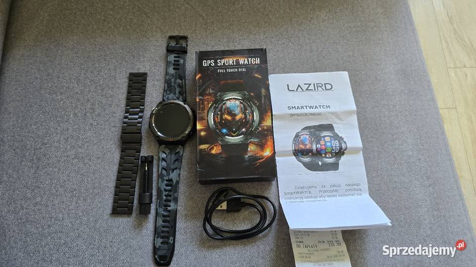 Smartwatch Watch z GPS Czarna Woda