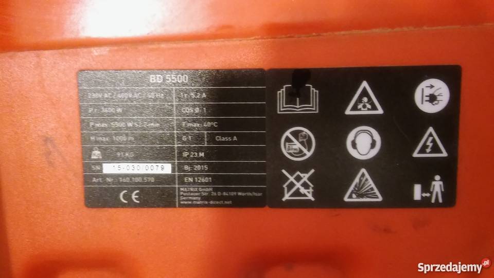 BlackDecker agregat prądotwórczy BD5500 Kraków