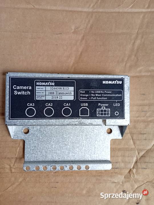 Sterownik moduł Komatsu Camera Switch R1D Świnoujście