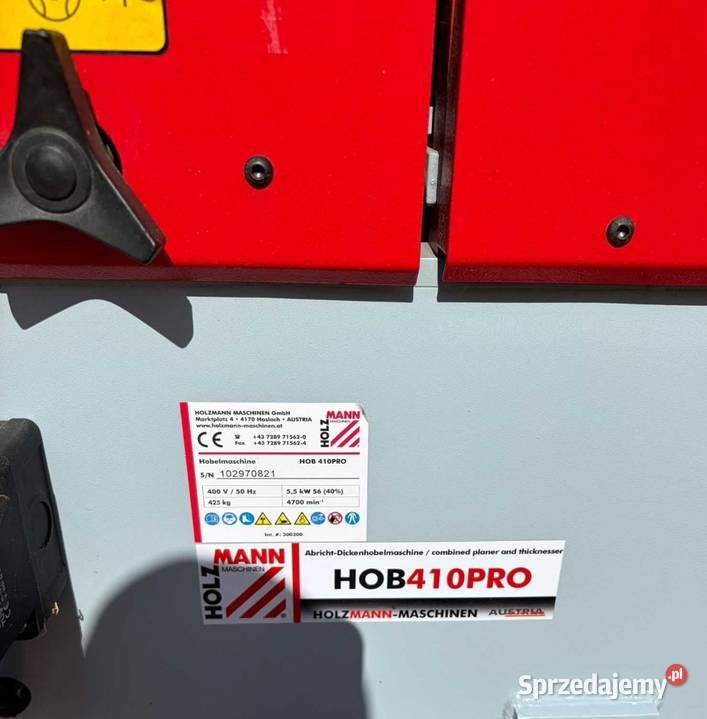 Heblarka grubościówka 41 40 4 noże Holzmann piła sprzedam