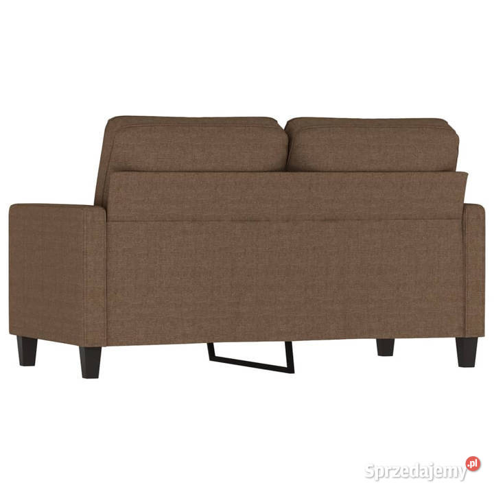 Sofa 2osobowa brązowa 120 tapicerowana tkaniną mazowieckie Warszawa sprzedam