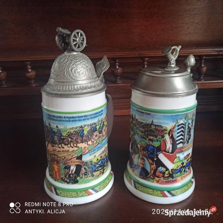 Kufel z trąnką żołnierze niemieccy pierwsza pomorskie Gdańsk sprzedam