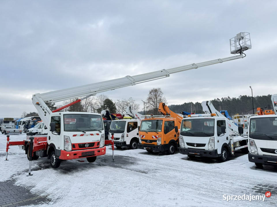 Nissan Cabstar Podnośnik Koszowy 27m RUTHMANN TB komputer pokładowy