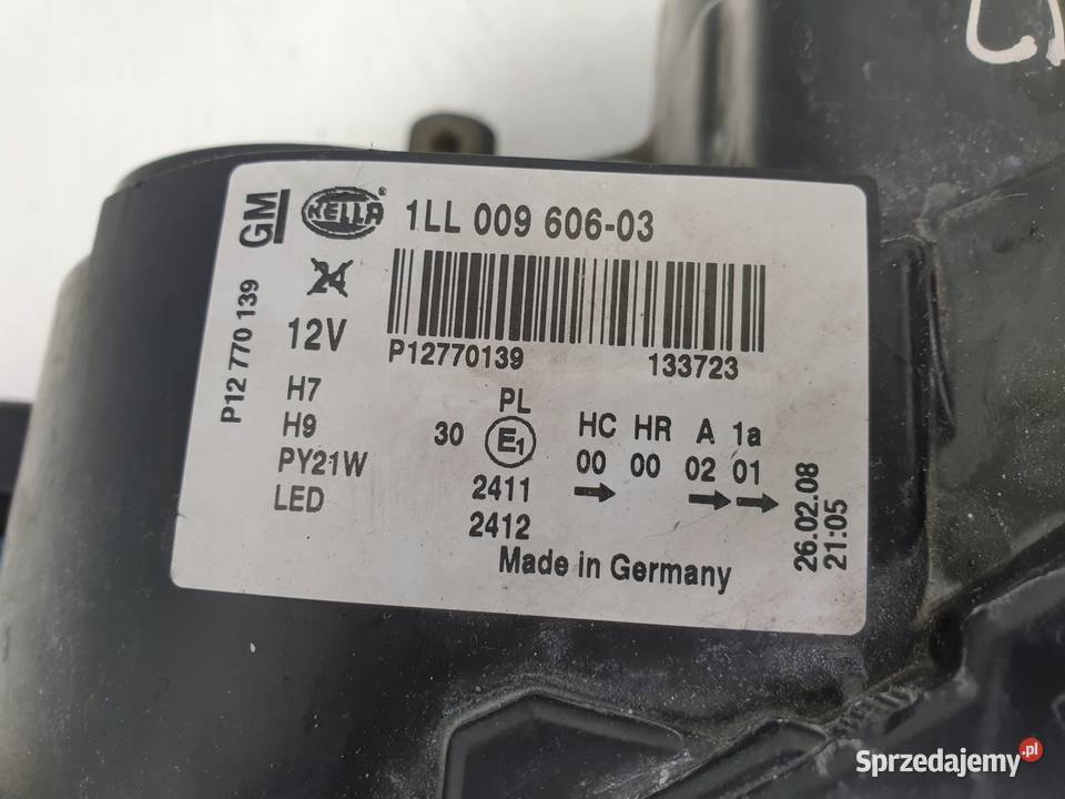 Saab 93 93 II LIFT PRZEDNIA LAMPA LEWA lewy Janów