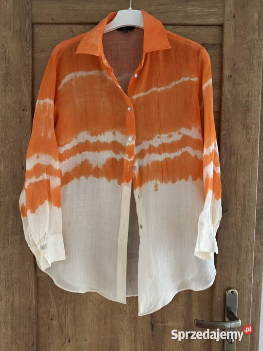 Koszula damska XS pomarańczowa Massimo Dutti len Odzież damska Częstochowa sprzedam