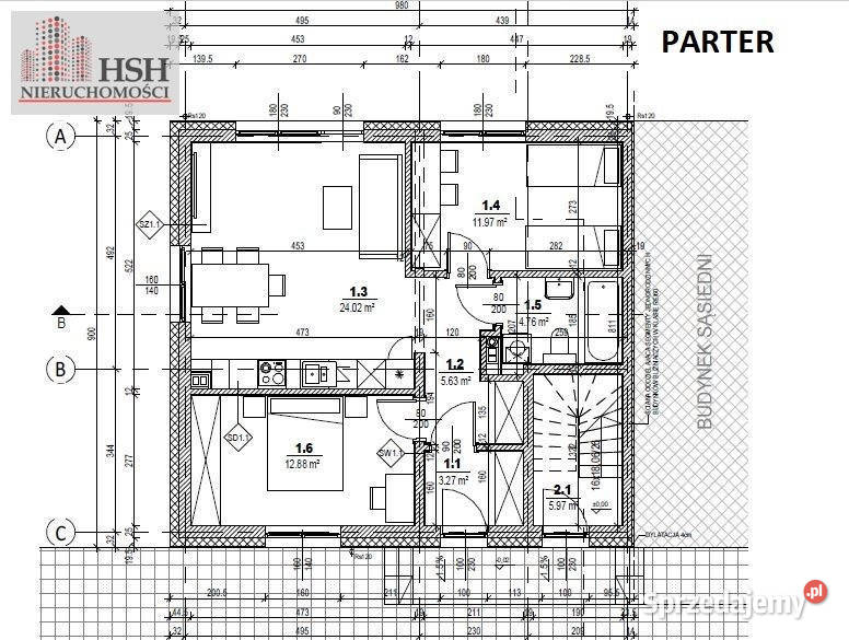 sprzedaży mieszkania Kraków 7019m2 3 pokojowe