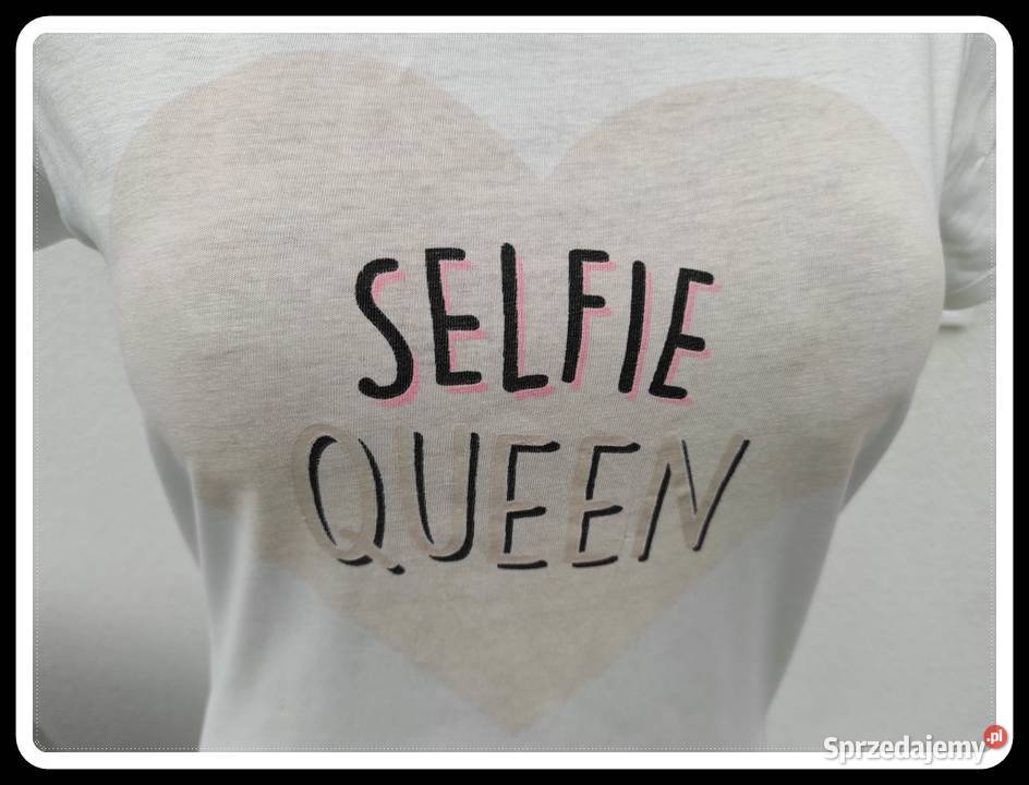 Koszulka tshirt Selfie Quenn rozmiar 40 L HOUSE