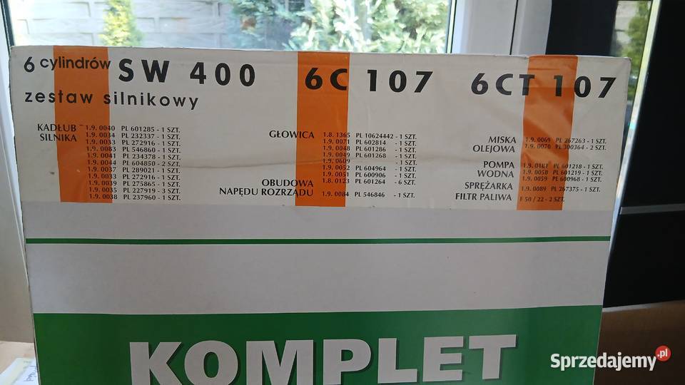 Zestaw uszczelek silnika BIZON SW400 6C107 6CT