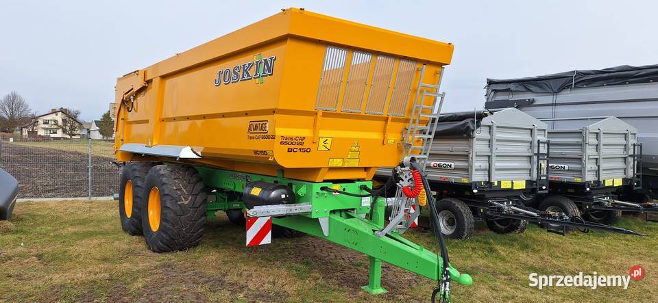 PRZYCZEPA SKORUPOWA JOSKIN TRANS CAP 650022 BC Joskin Przyczepy rolnicze Jatutów