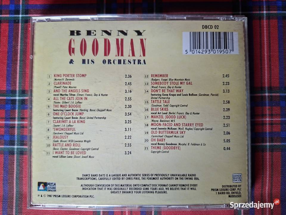 Benny Goodman his orchestra CD CD Kraków