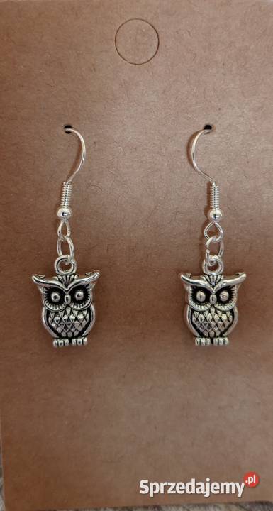 Kolczyki Sówki handmade Sosnowiec sprzedam