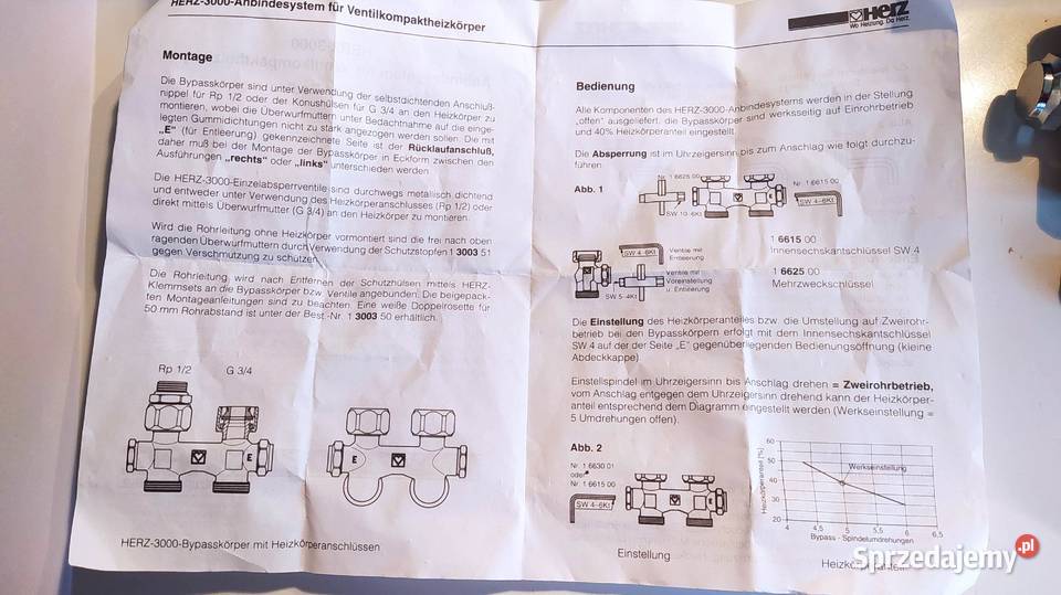 Korpus obejścia HERZ3000 ze stałym obejściem DNR Kalisz