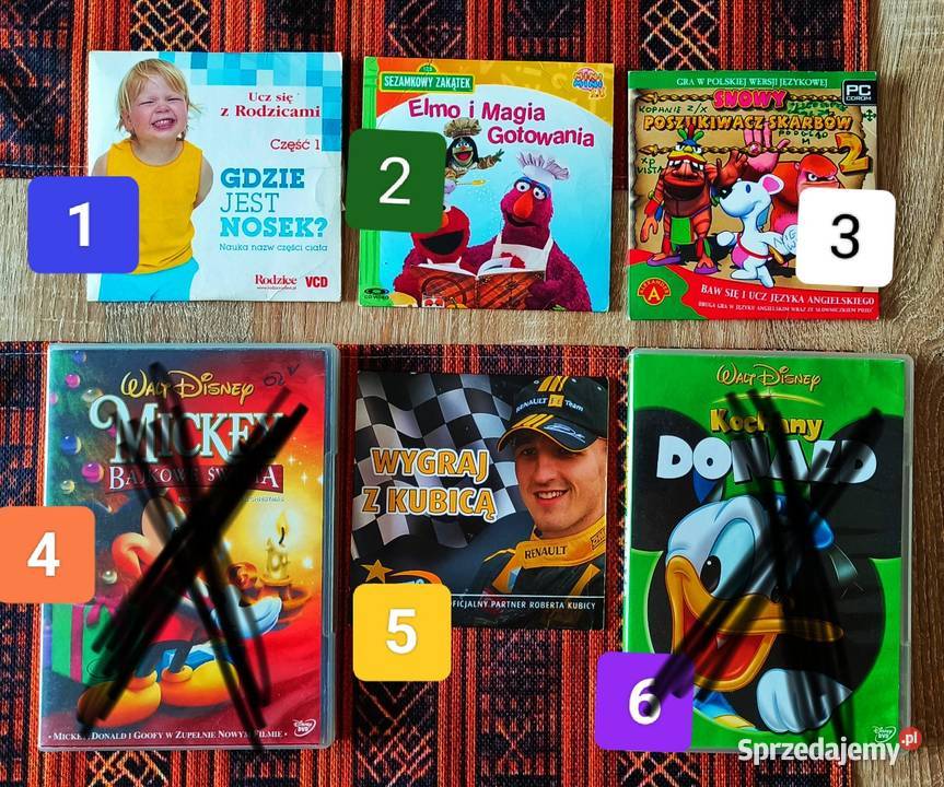 Bajki filmy gry edukacja płyta VCD DVD Zawory sprzedam