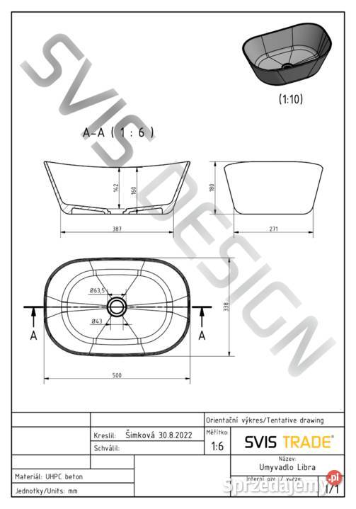 Umywalka 50 LIBRA BASIC BLACKSMITH Warszawa sprzedam