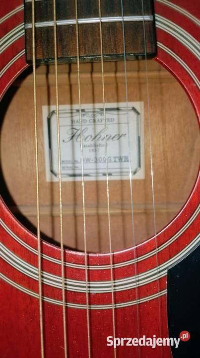 HOHNER HW300GTWR Zgitara akustyczna niemiecka Do Warszawa sprzedam