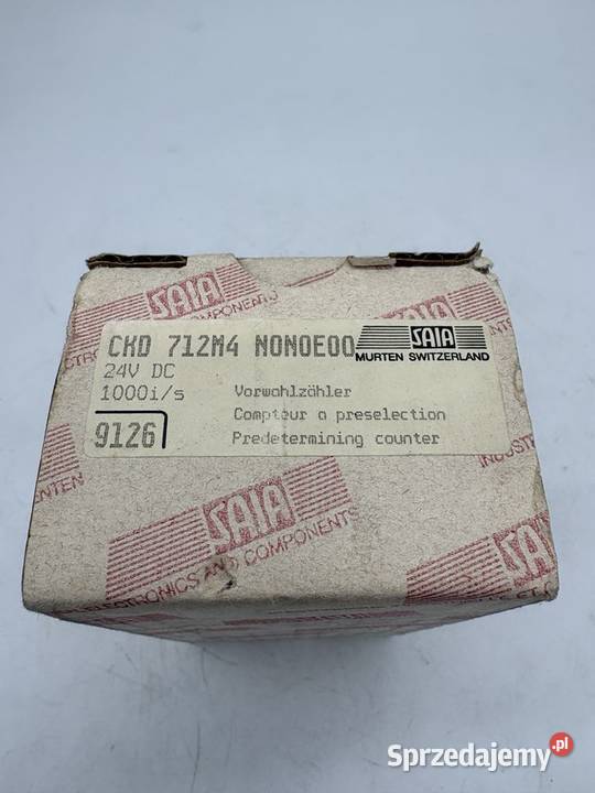 SAIA CKD 712M4 N0N0E00 Counter mazowieckie Warszawa