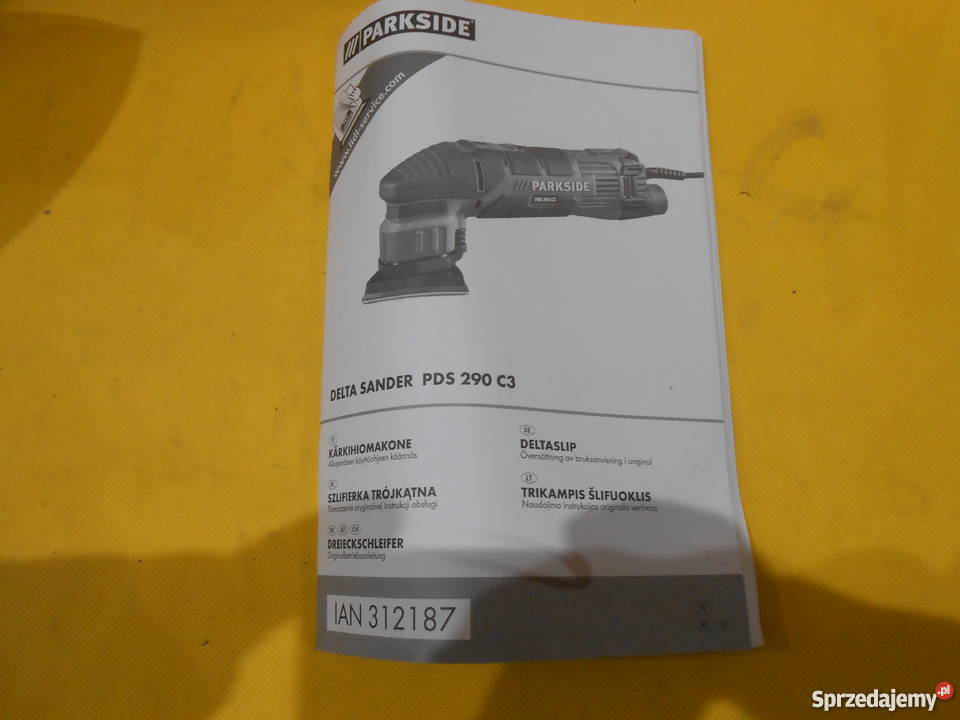 Szlifierka Trójkątna PARKSIDE NOWA Elektryczne śląskie Katowice