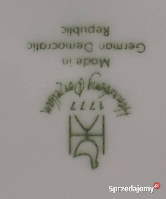 Porcelanowa misasalatera Henneberg Porzellan Porcelana i szkło