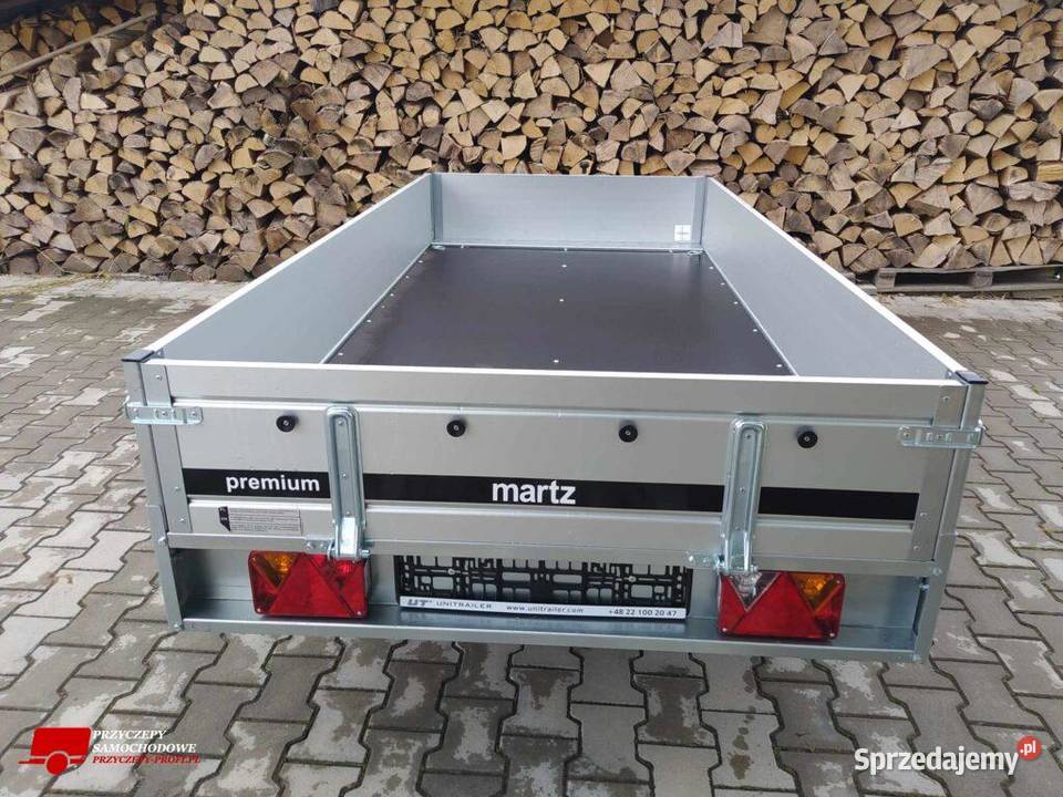 Przyczepa burty ALU wym 264x126x30cmdwuosiowa towarowe lubelskie Lublin