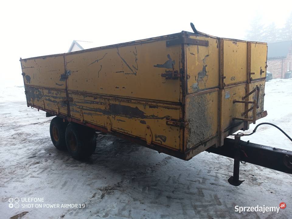 Przyczepa wywrotka tandem 12t bliźniak ze mazowieckie Rostkowo