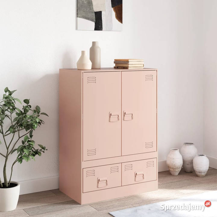 Szafka różowa 67x39x95 stal WM841806 Warszawa