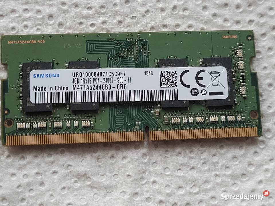 Samsung 4GB RAM SODIMM DDR4 M471A5244CB0CRC Poznań