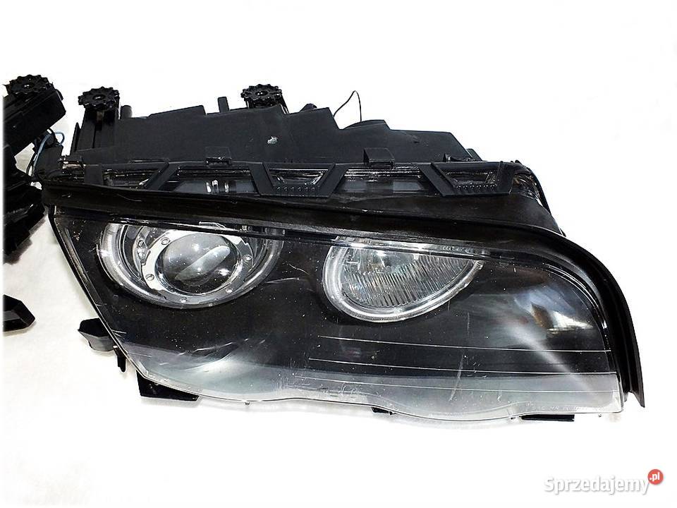 Reflektor Lewy i Prawy XENON BMW 3 E46 Ringi Lampy przednie Żary