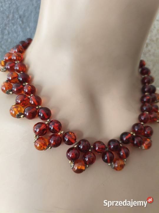 Kolia bursztyn kulki Białystok