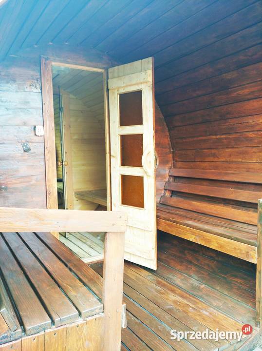 Sauna ogrodowa beczka Chmielniki sprzedam