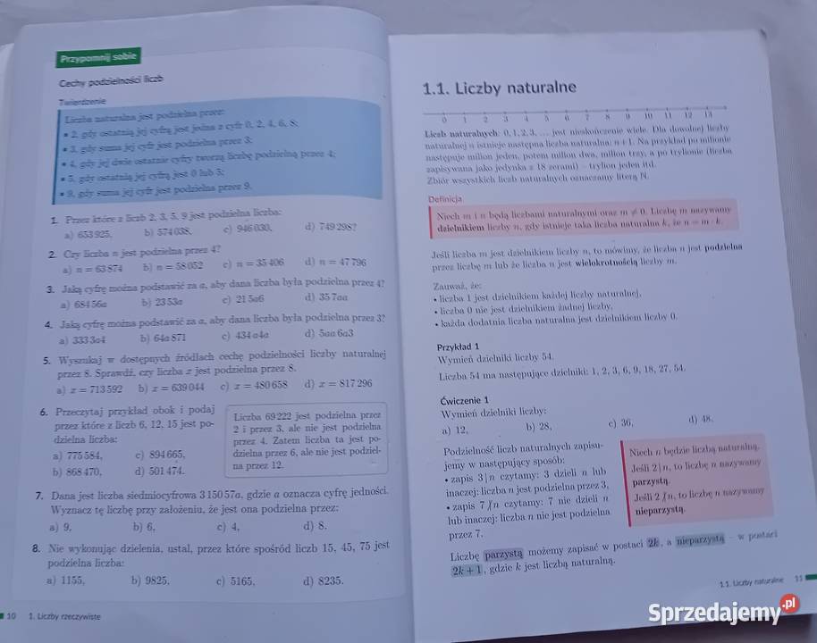 Nowa Matematyka 1 Zakr podstawowy liceum i Podręczniki Koźminek