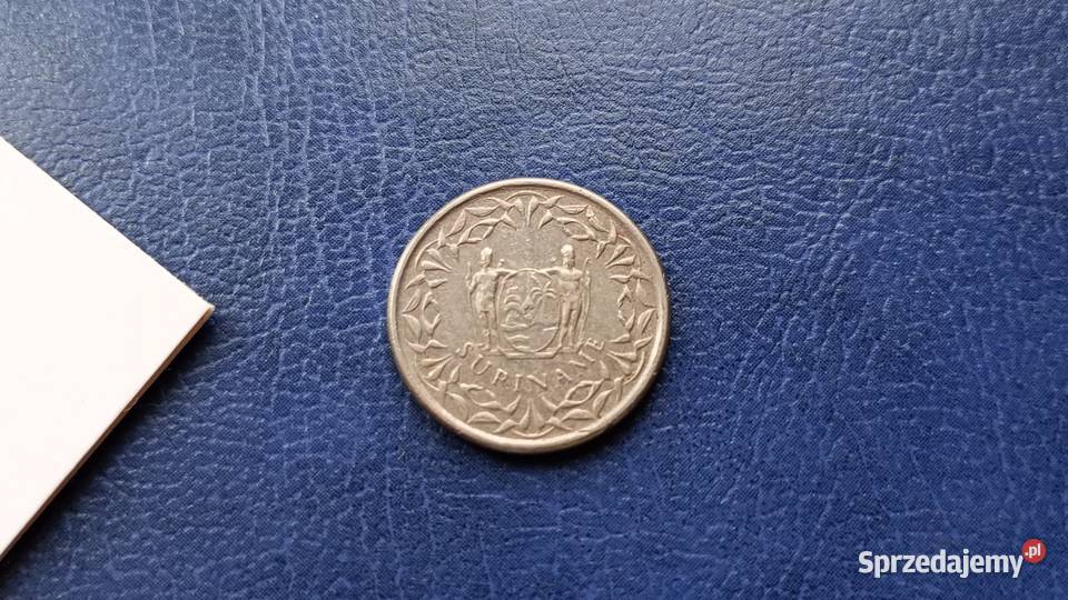 Stare monety 25 cent 1987 Surinam